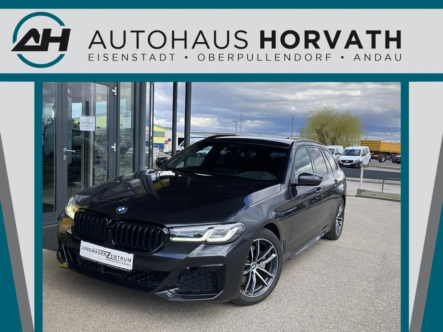 BMW 520 d 48 V Touring xDrive Aut.!M-SPORT!GESTIK,HEADU... Grau - 1