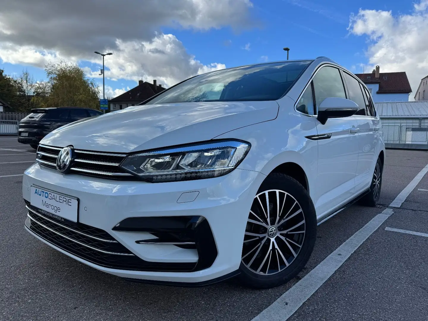Volkswagen Touran 2.0 TDI DSG R-Line PANO/AHK/LED/NAVI/ALU Weiß - 1