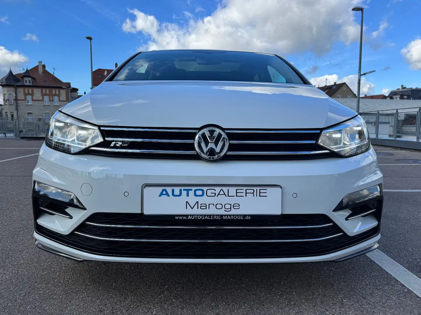 Volkswagen Touran 2.0 TDI DSG R-Line PANO/AHK/LED/NAVI/ALU Weiß - 2