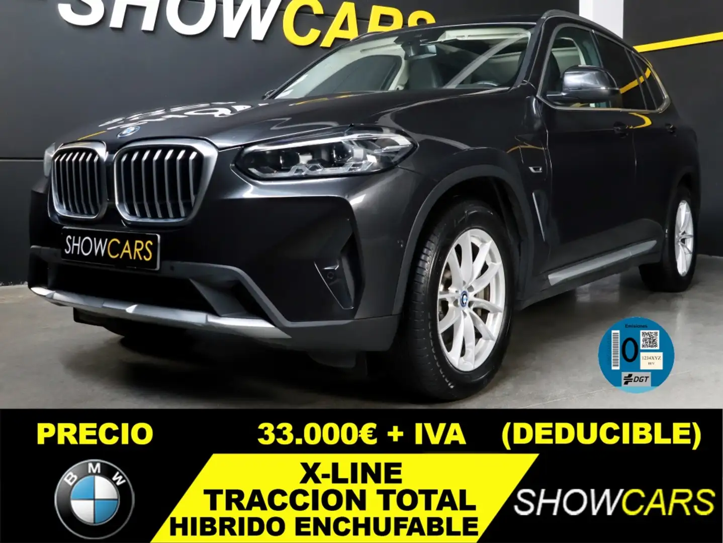 BMW X3 xDrive 30e xLine Gris - 1