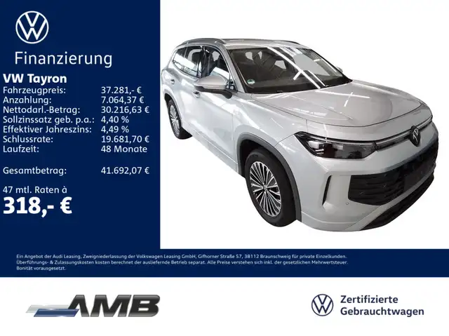 Volkswagen Tayron Life 1.5 eTSI AHK/LED/ACC/RFK/03.30Garant