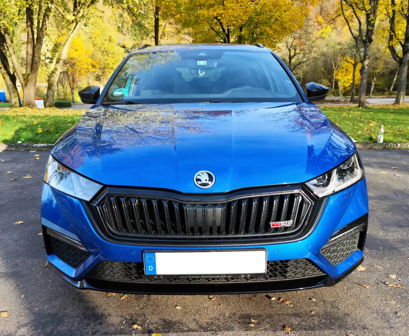 Skoda Octavia Combi 2.0 TSI DSG RS, AHK*Pano*EHK*8Fach bereift Blau - 1