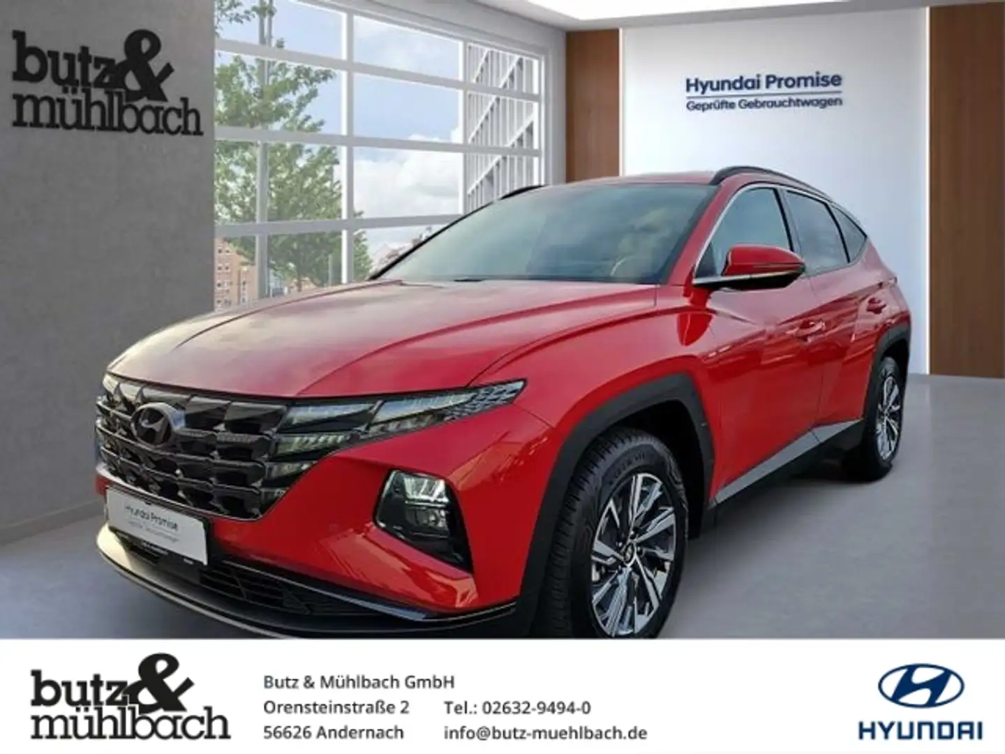 Hyundai TUCSON Hybrid 1.6 T-GDi HEV 4WD Trend Rot - 1