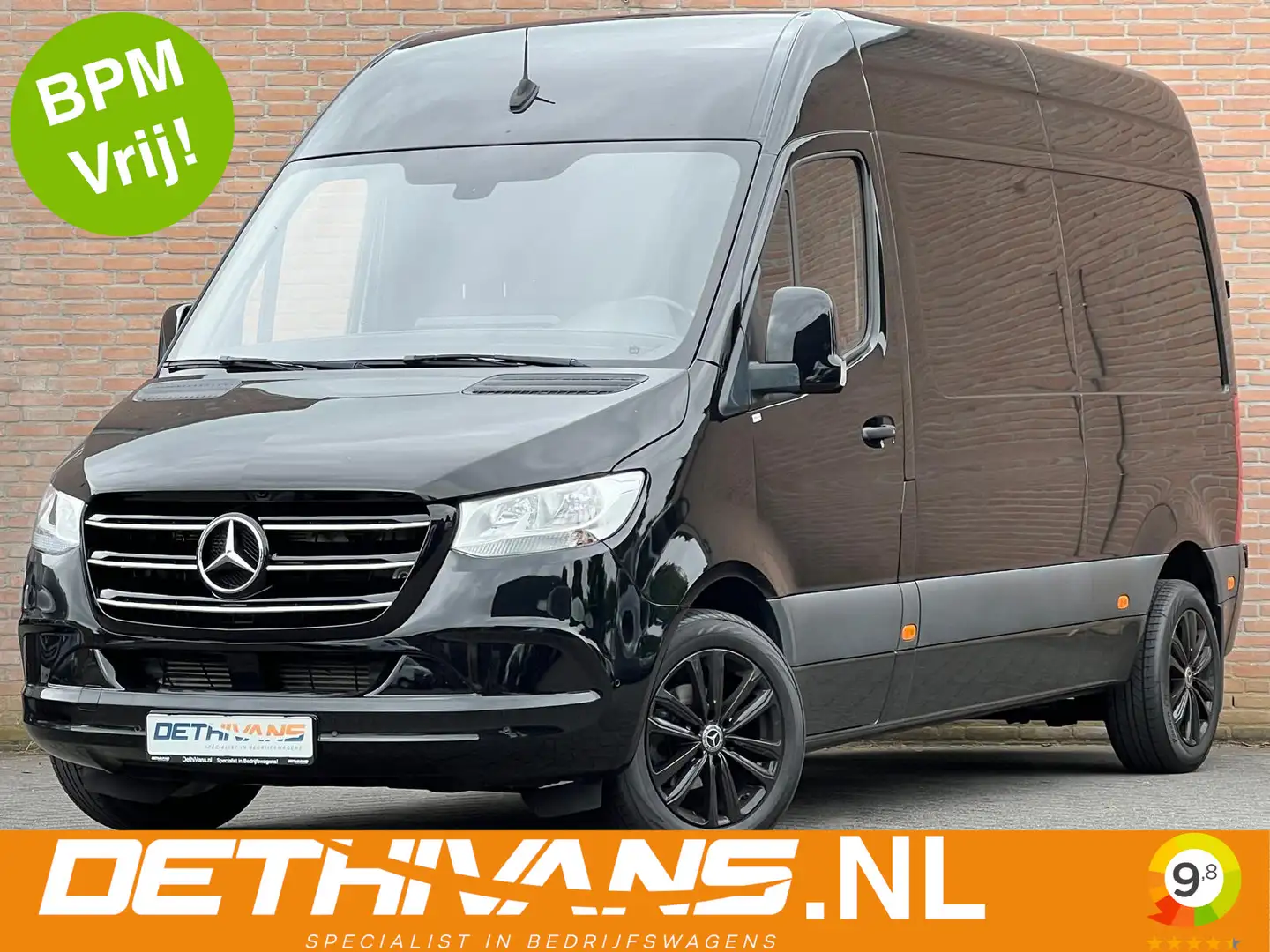 Mercedes-Benz Sprinter 214CDI 143PK L2H2 9G-Tronic / M-BUX / Carplay Negru - 1