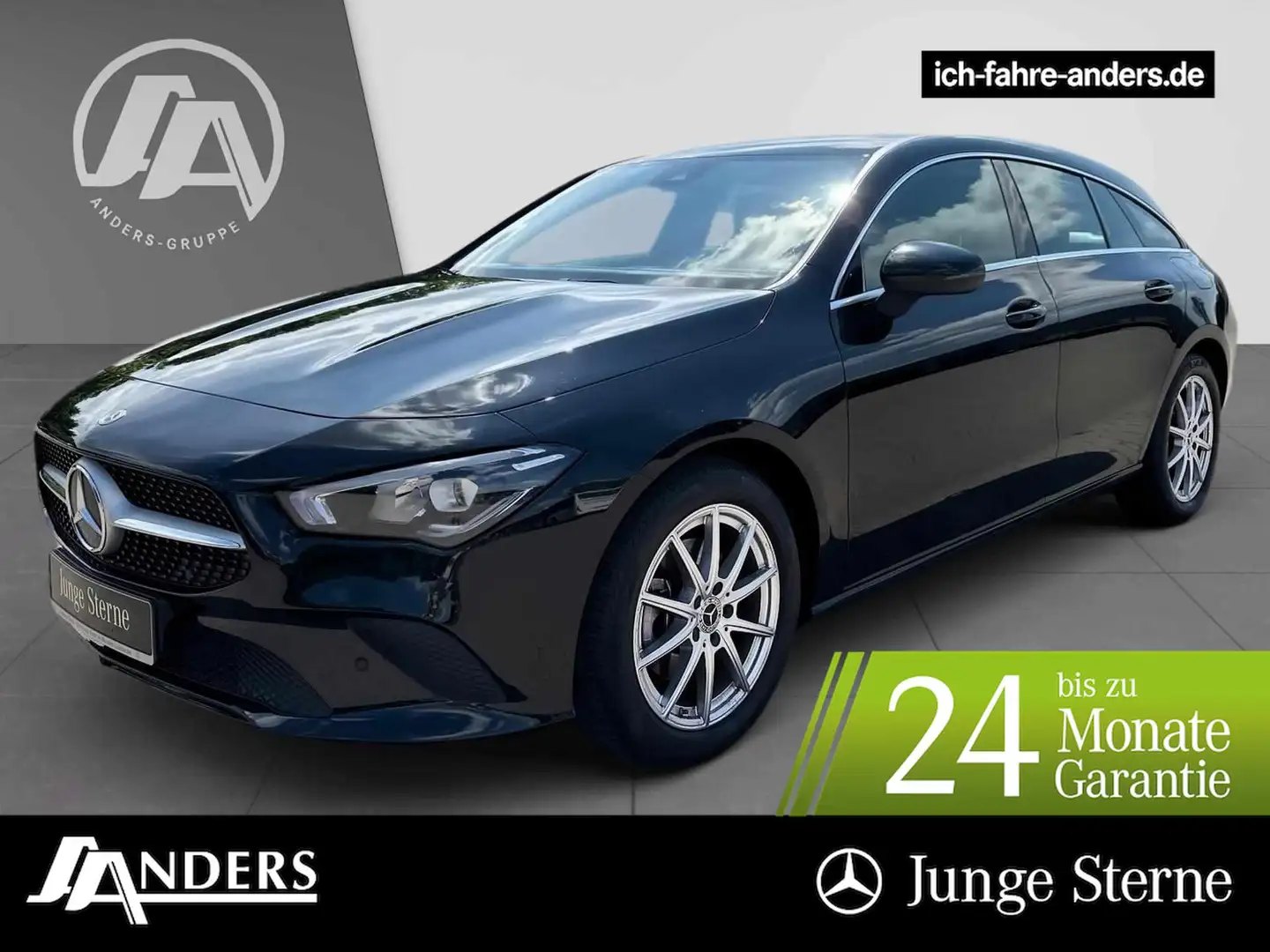 Mercedes-Benz CLA 200 d SB MBUX+SHZ+LED+Kam+AHK+Apple+Tempomat Noir - 1