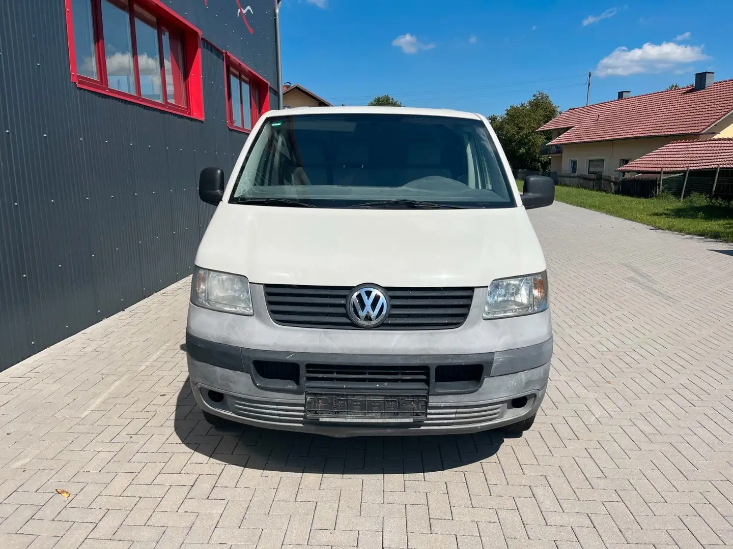 Volkswagen T5 Transporter Kasten lang 1.9 TDI*AHK*KLIMA* Weiß - 2