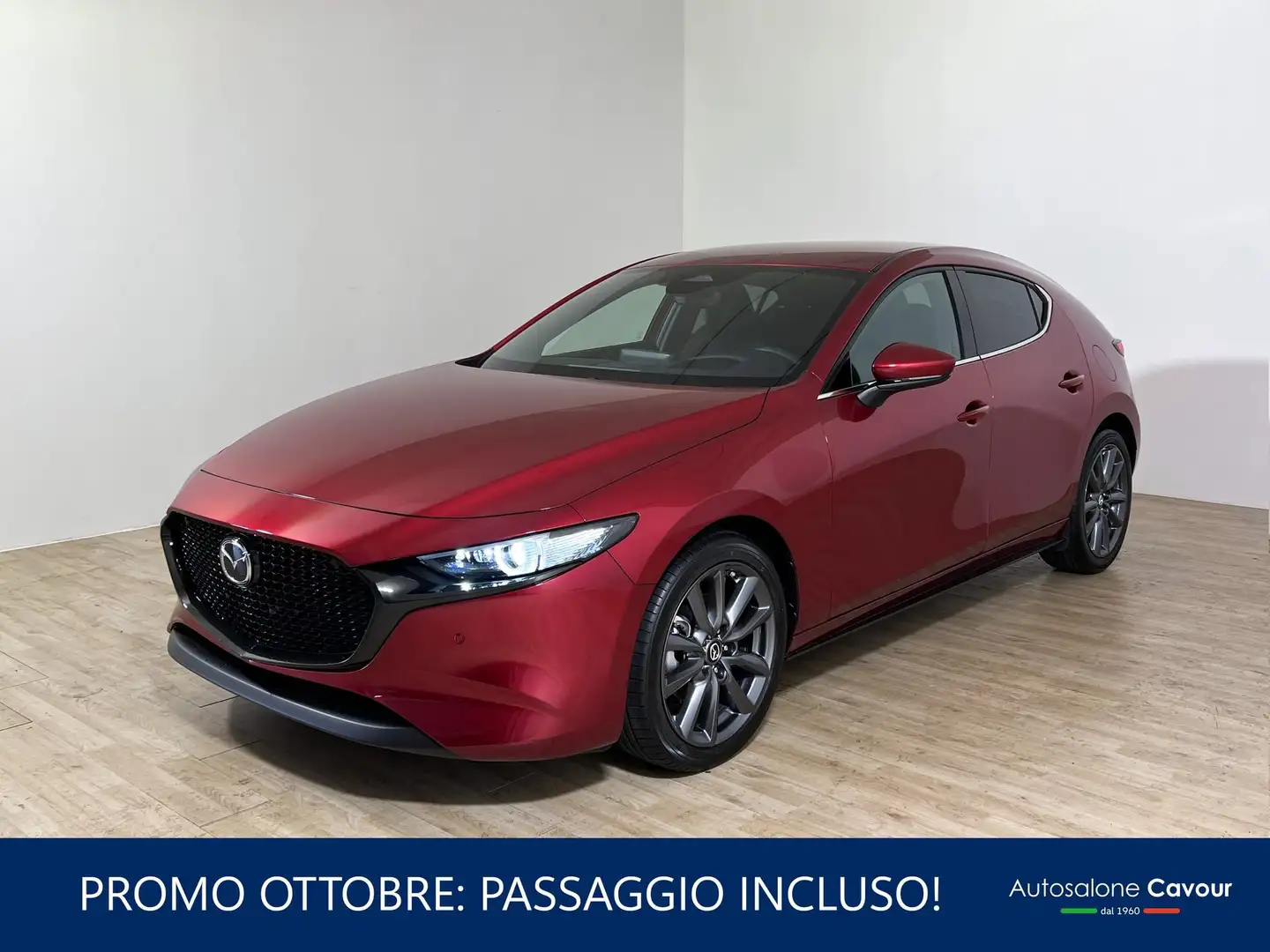 Mazda 3 e-Skyactiv-G M Hybrid Exclusive Line Rosso - 1