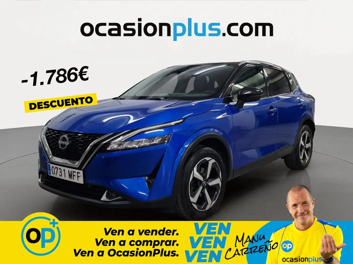 Nissan Qashqai 1.3 DIG-T mHEV 12V N-Connecta 4x2 103kW Azul - 1