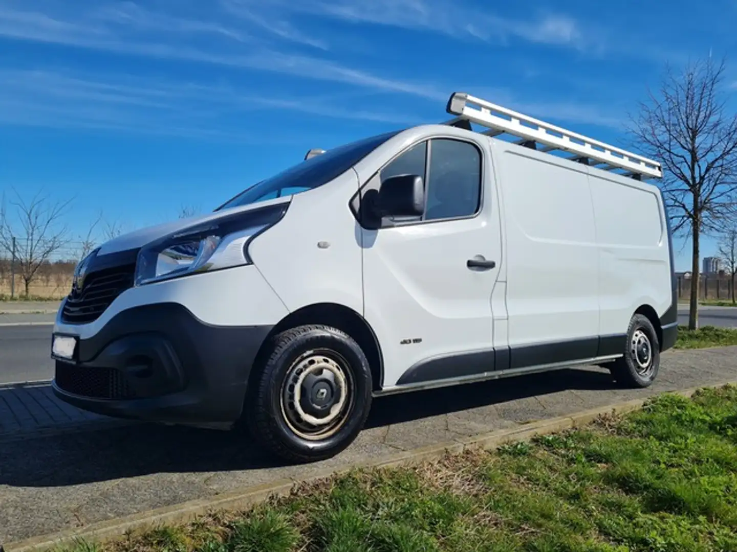 Renault Trafic LANG + KLIMA + 1.HAND +TÜV NEU + ECOMODUS Wit - 2