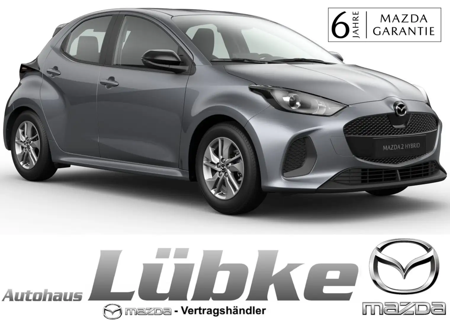 Mazda 2 Hybrid 1.5 Centre-Line *Rückfahrkam*Carplay*Abstan Gri - 1
