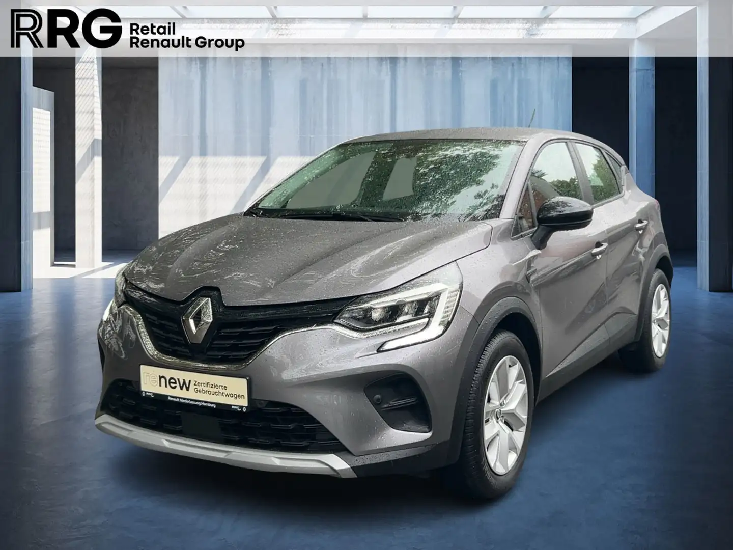 Renault Captur TCe EDC 140 Mild-Hybrid EDC KLIMA ABS Fahrerairbag Seitenairbag Grau - 1