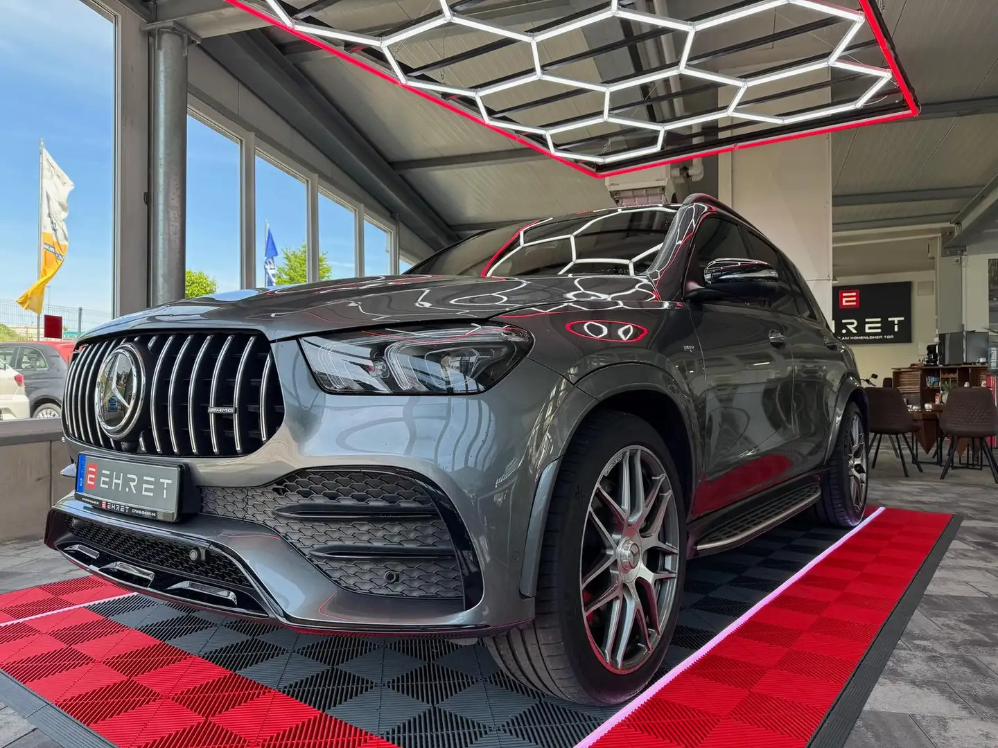 Mercedes-Benz GLE 53 AMG 4Matic+, Perfom., Burmester, Pano, Service neu Gris - 2