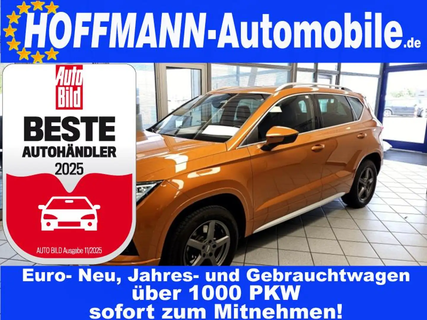 SEAT Ateca FR Allrad,Navi,LED,Sitzheizung,Kamera 360 Orange - 1