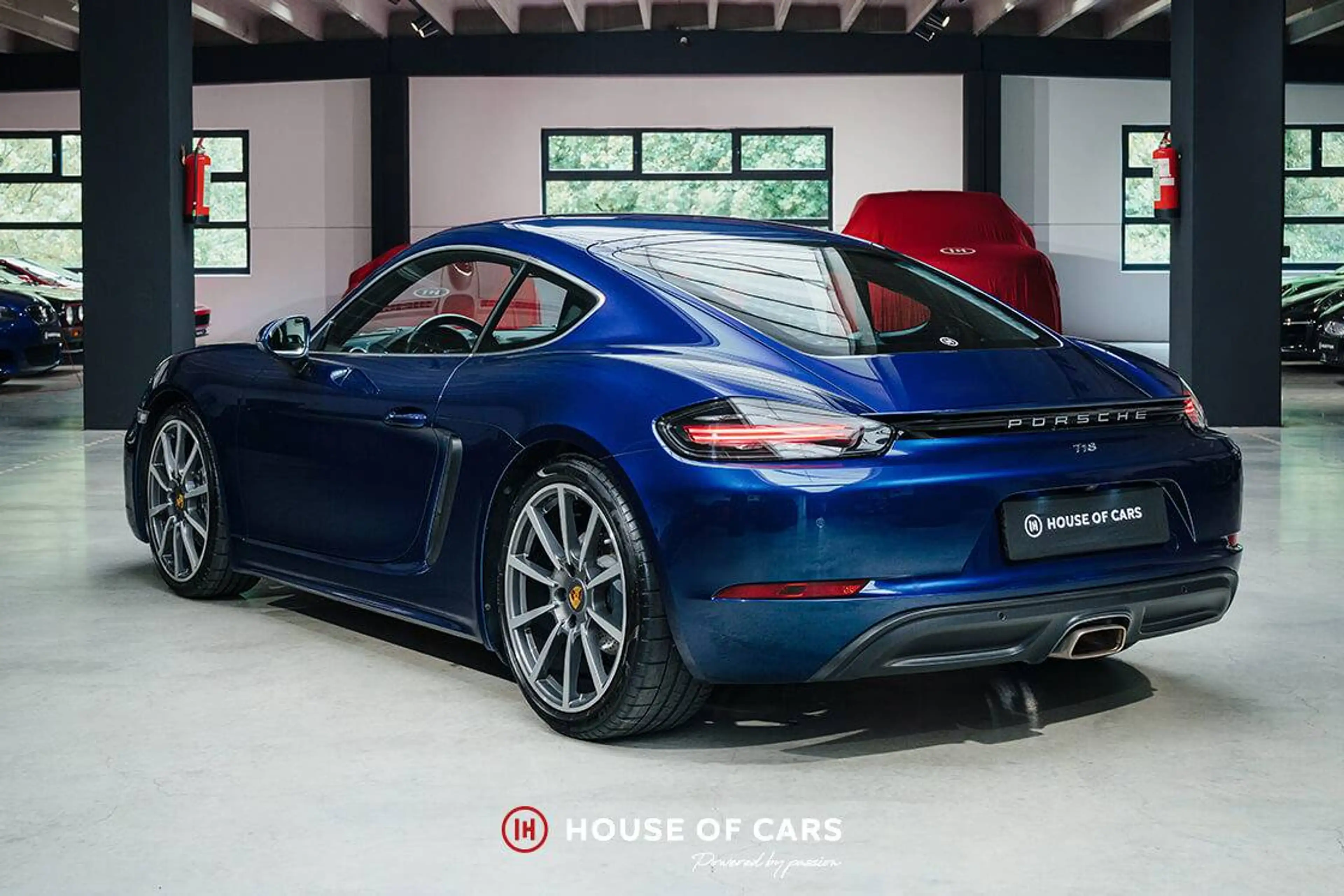 Porsche 718 Cayman PDK - Gentian Blue Met. - 1st paint — photo 9