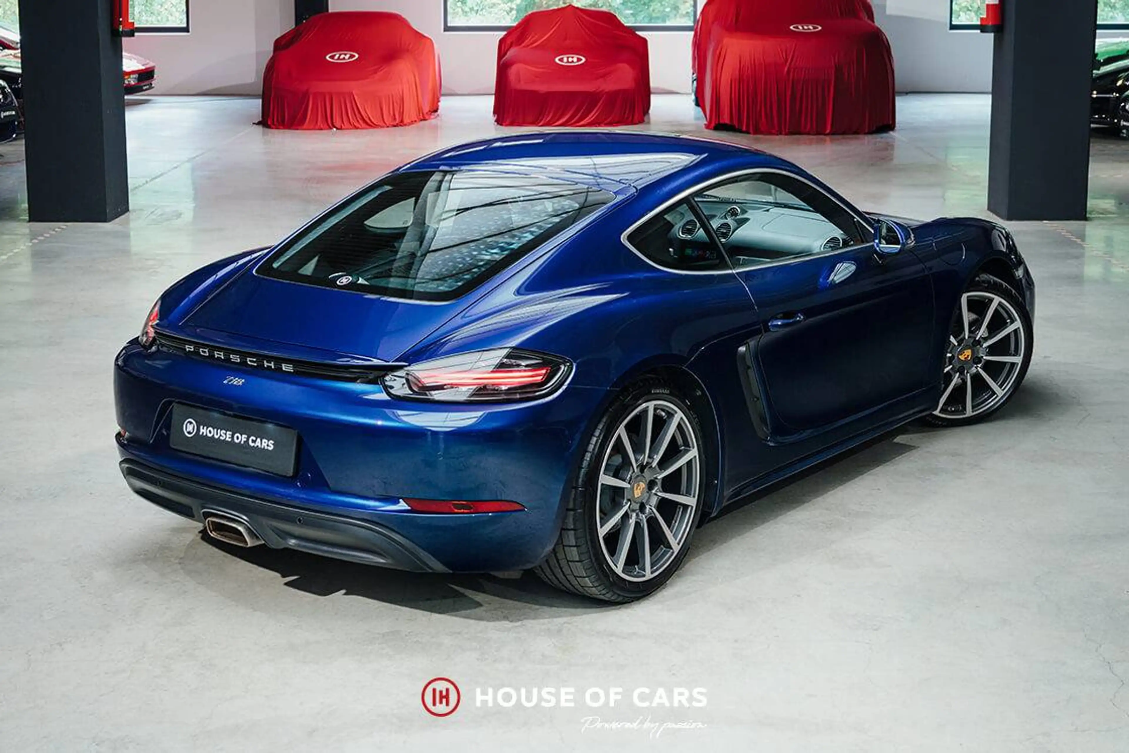 Porsche 718 Cayman PDK - Gentian Blue Met. - 1st paint — photo 7