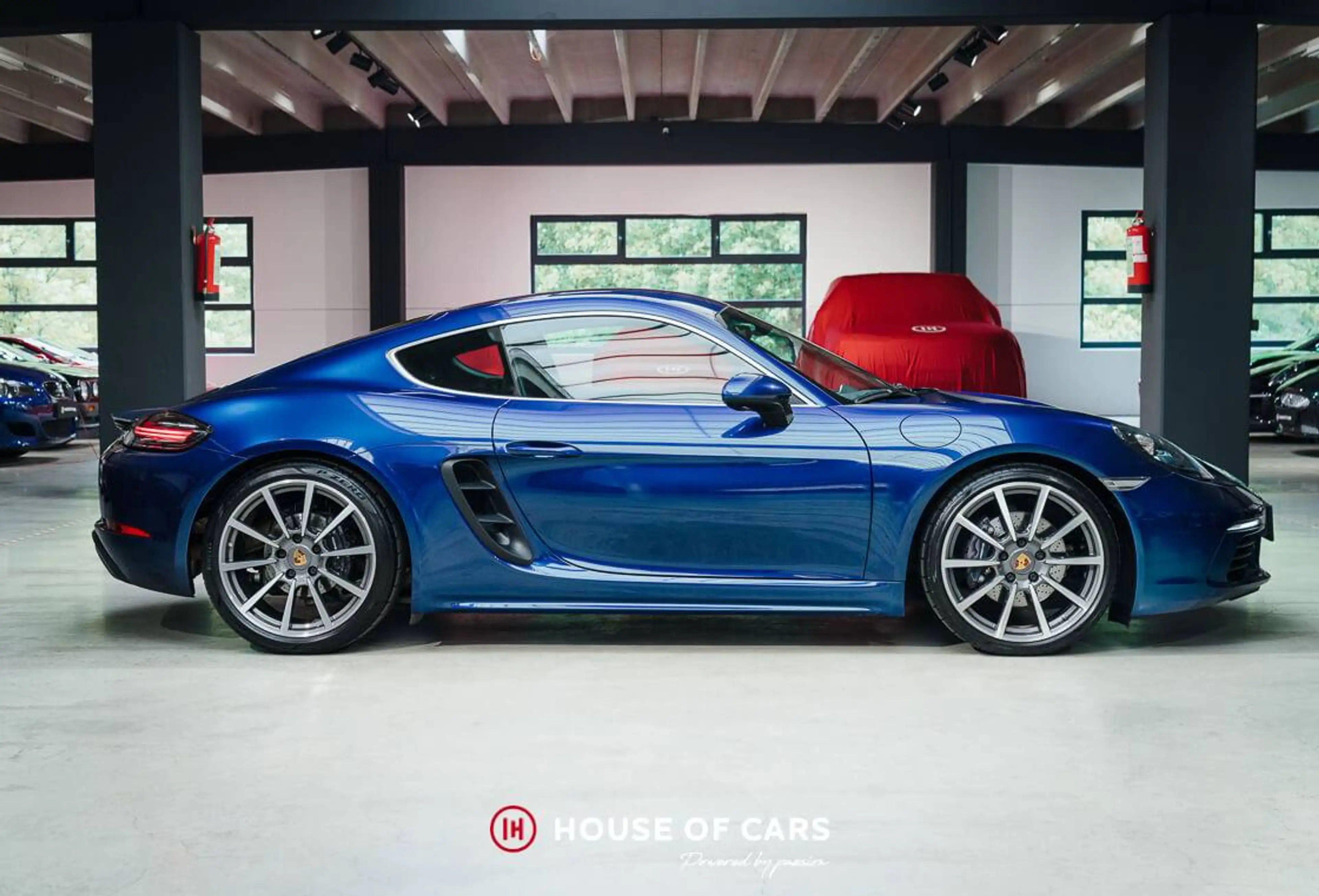Porsche 718 Cayman PDK - Gentian Blue Met. - 1st paint — photo 5