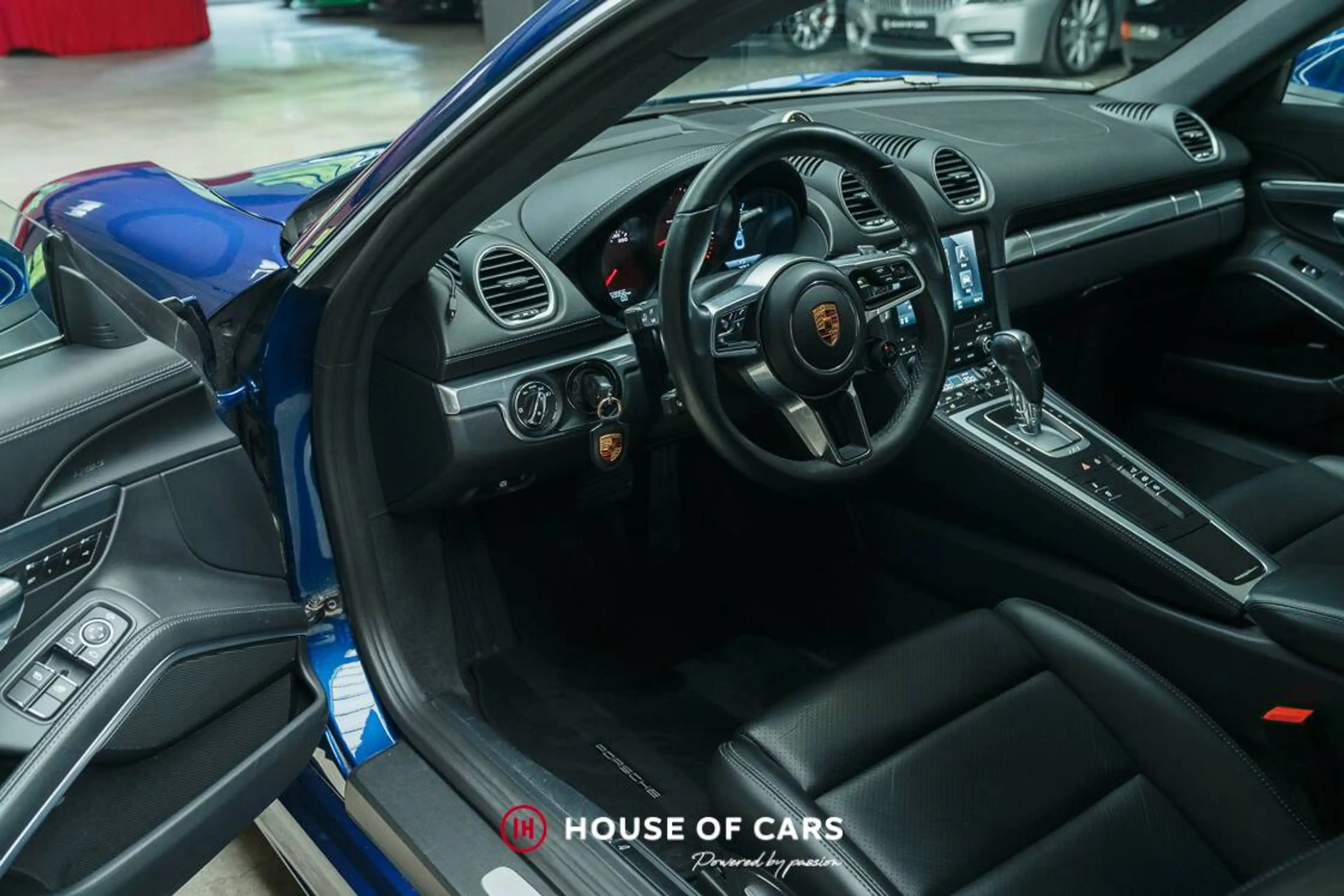Porsche 718 Cayman PDK - Gentian Blue Met. - 1st paint — photo 14