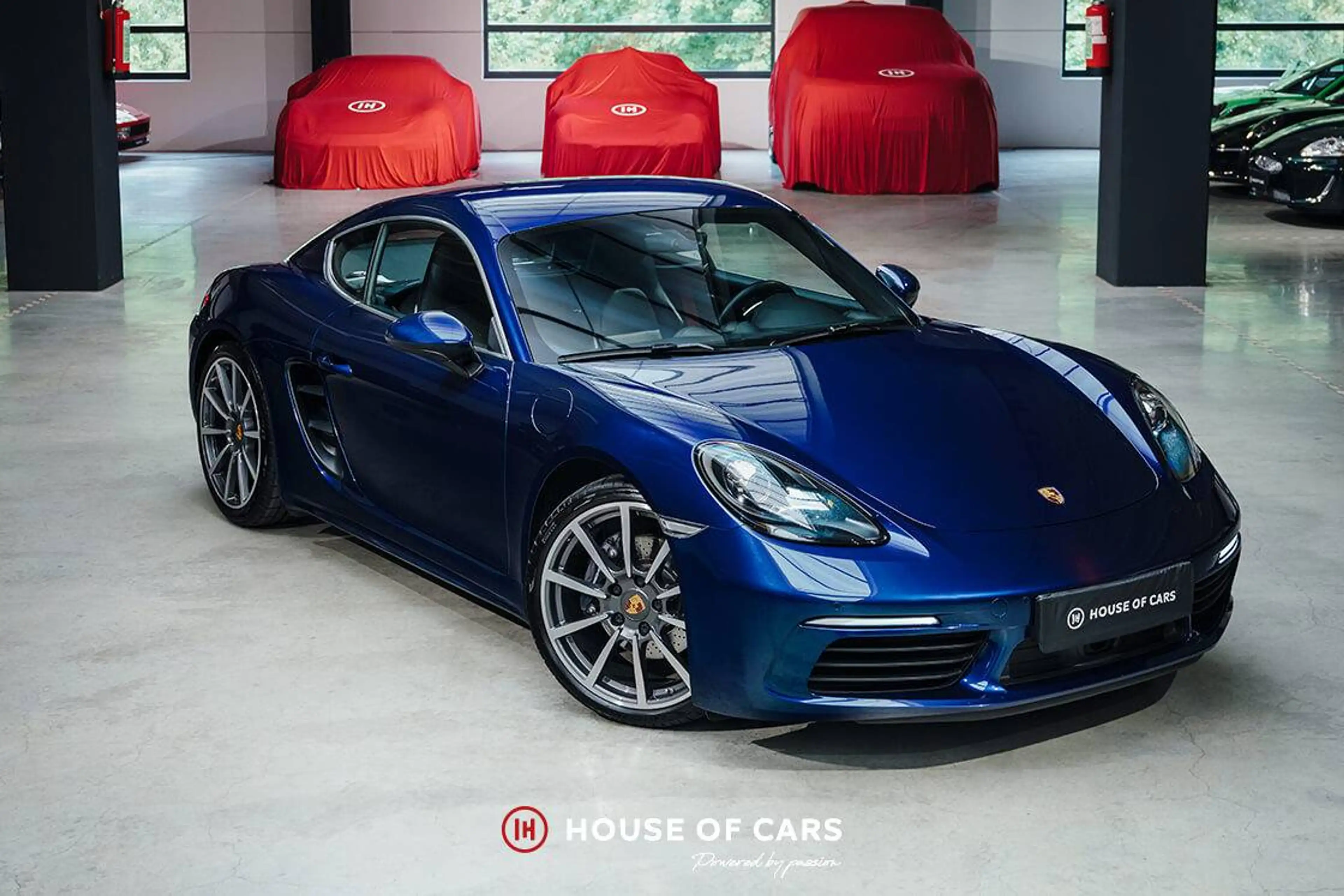 Porsche 718 Cayman PDK - Gentian Blue Met. - 1st paint — photo 4
