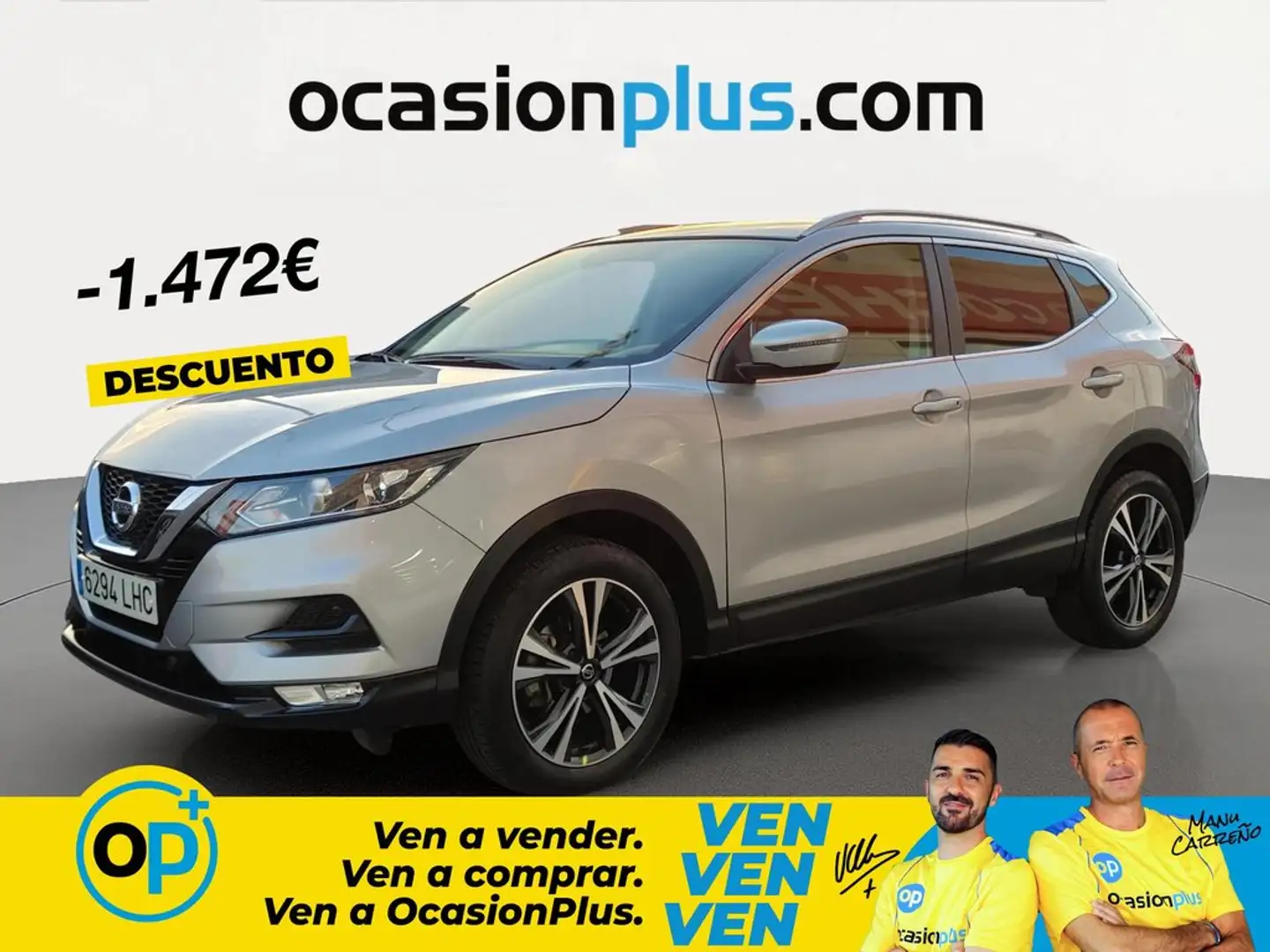 Nissan Qashqai 1.3 DIG-T N-Connecta 4x2 103kW Gris - 1