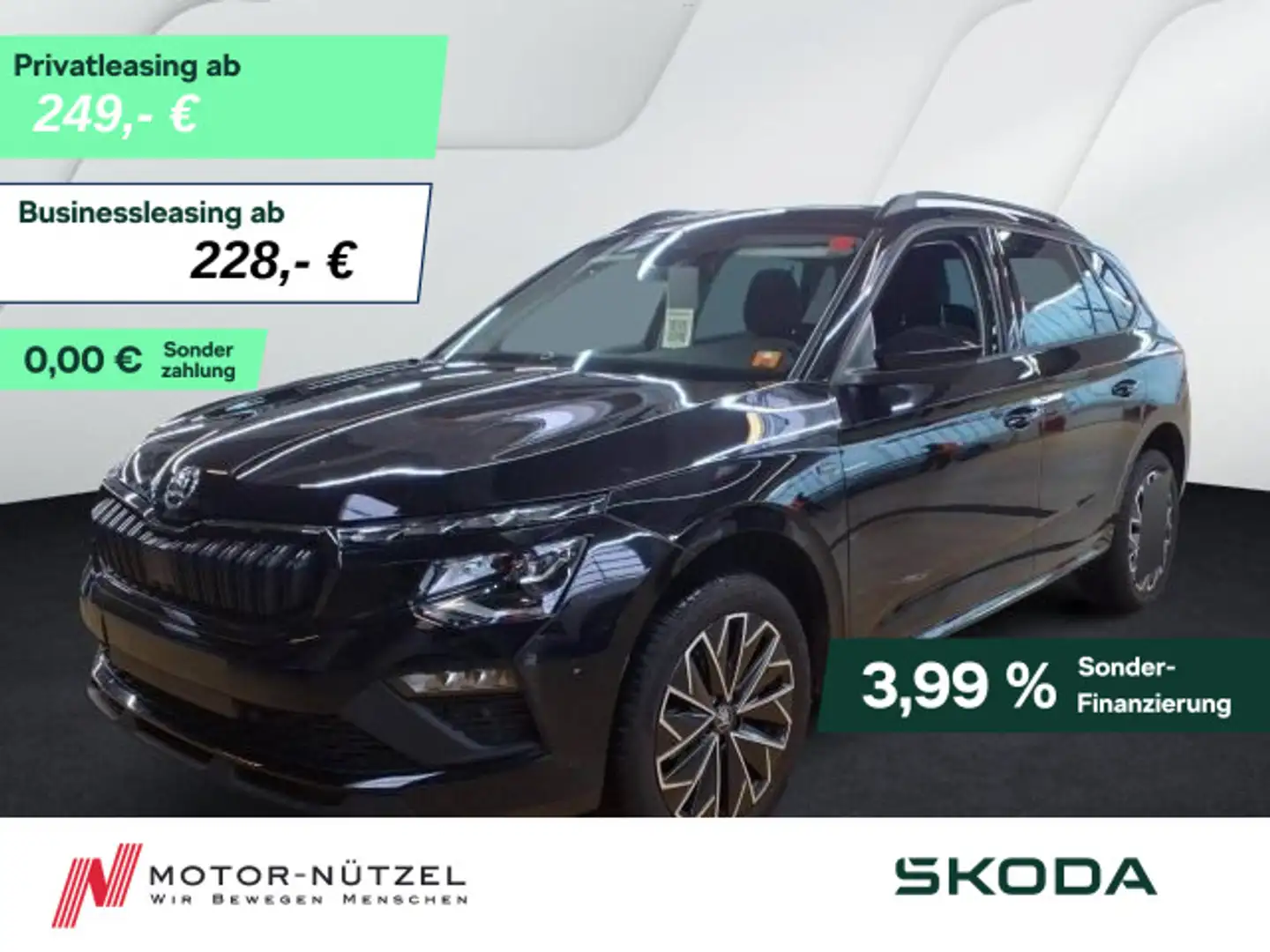 Skoda Kamiq 1.0 TSI DSG TOUR MATRIX+NAVI+AHK+ACC+SHZ Schwarz - 1