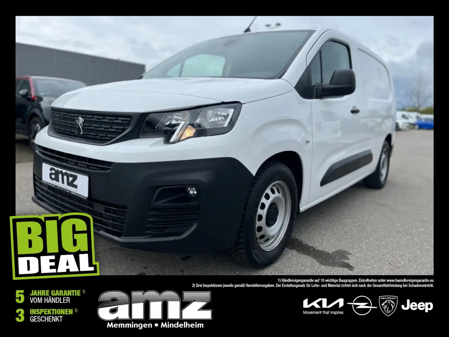 Peugeot Partner L2 Premium Elektro *PDC*230V Steckdose Weiß - 1