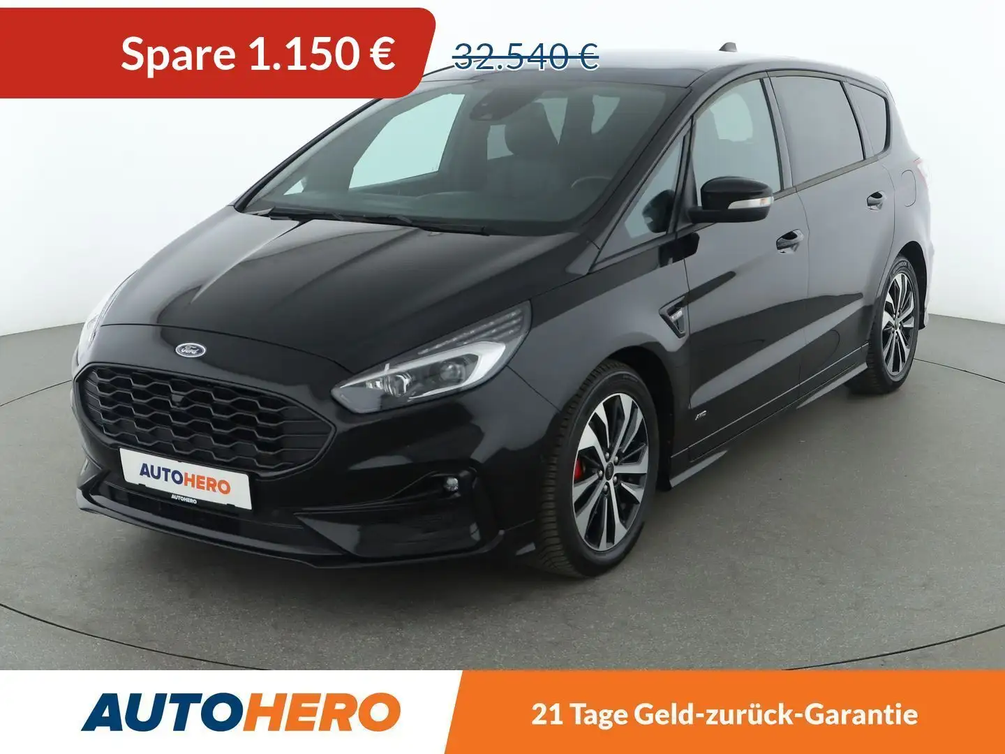 Ford S-Max 2.0 TDCi EcoBlue ST-Line AWD Aut.*NAVI*LED*CAM*SHZ Black - 1