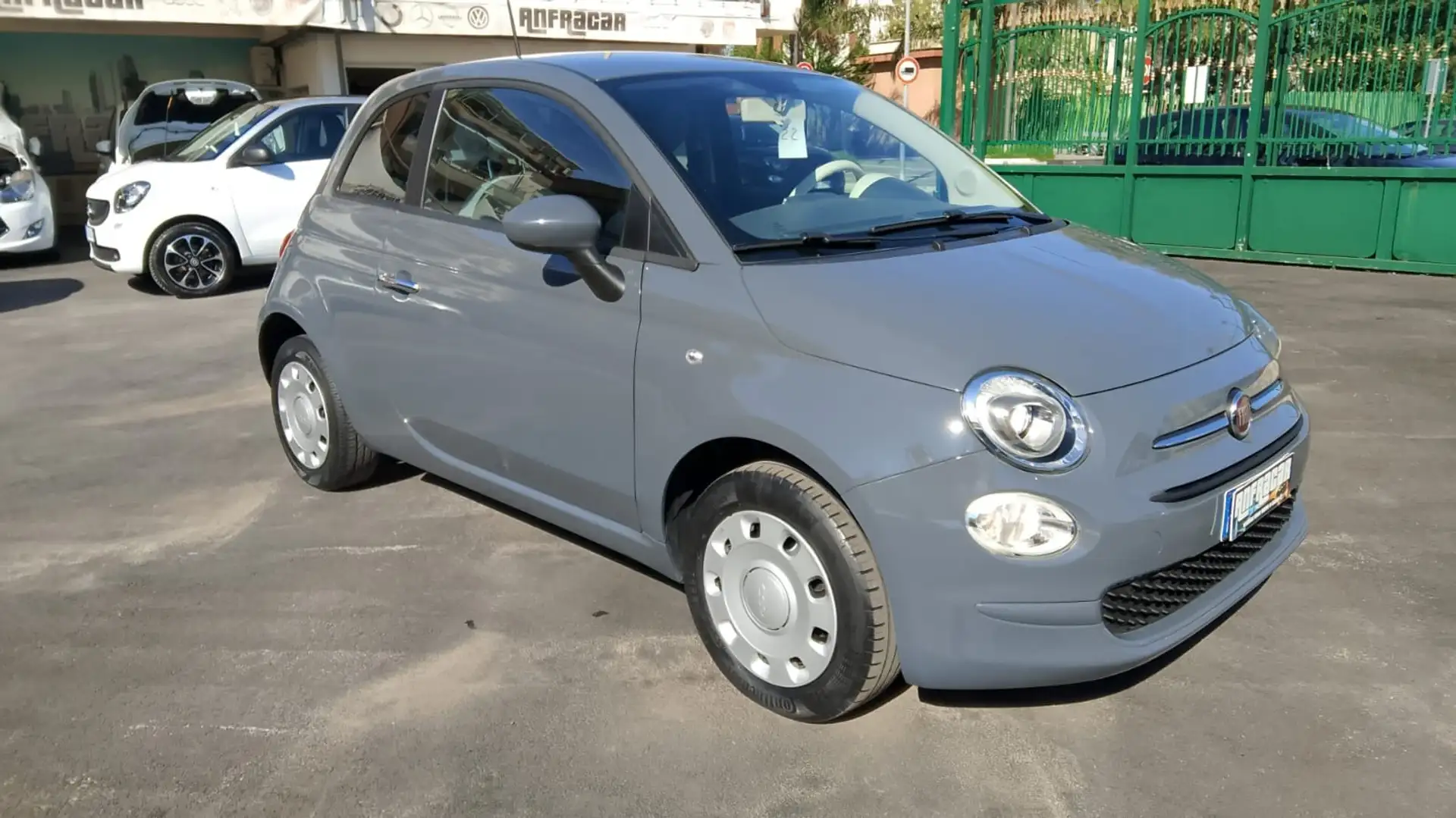 Fiat 500 1.2 Lounge 69cv Gris - 1