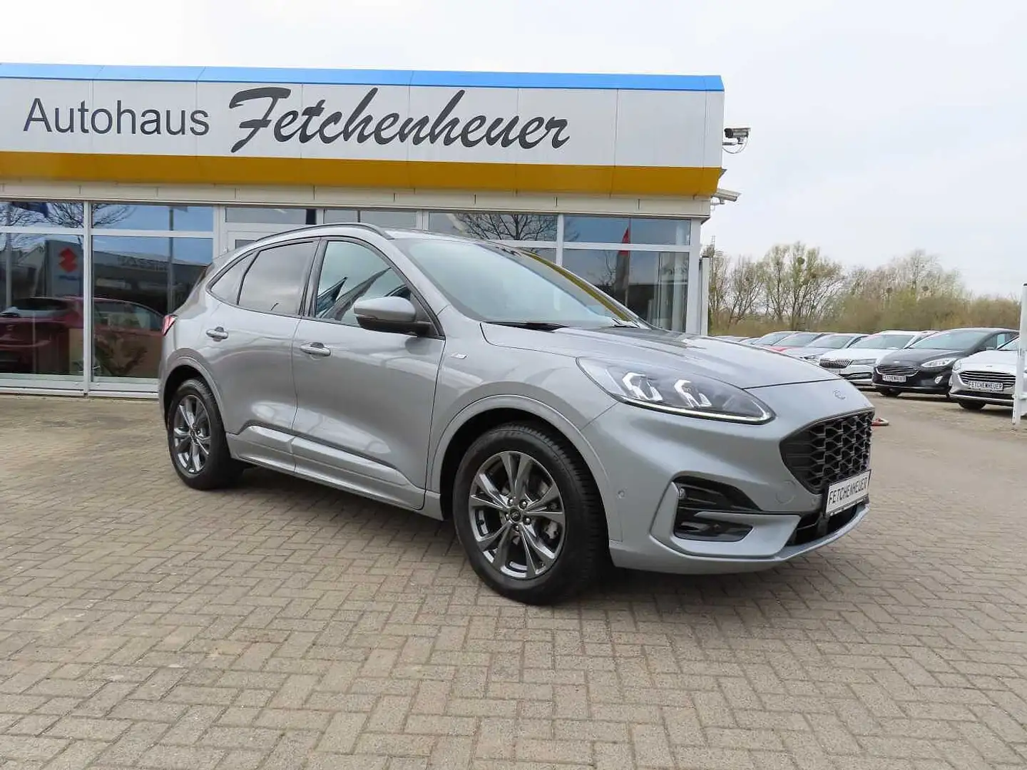 Ford Kuga EcoBl. ST-LINE NAVI+LED+RFK+ACC+SHZ+TWA+GJR Argent - 1