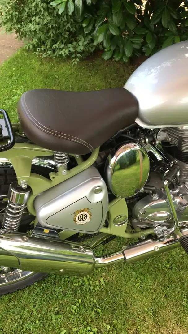 Royal Enfield Bullet 500 Trials Srebrny - 2