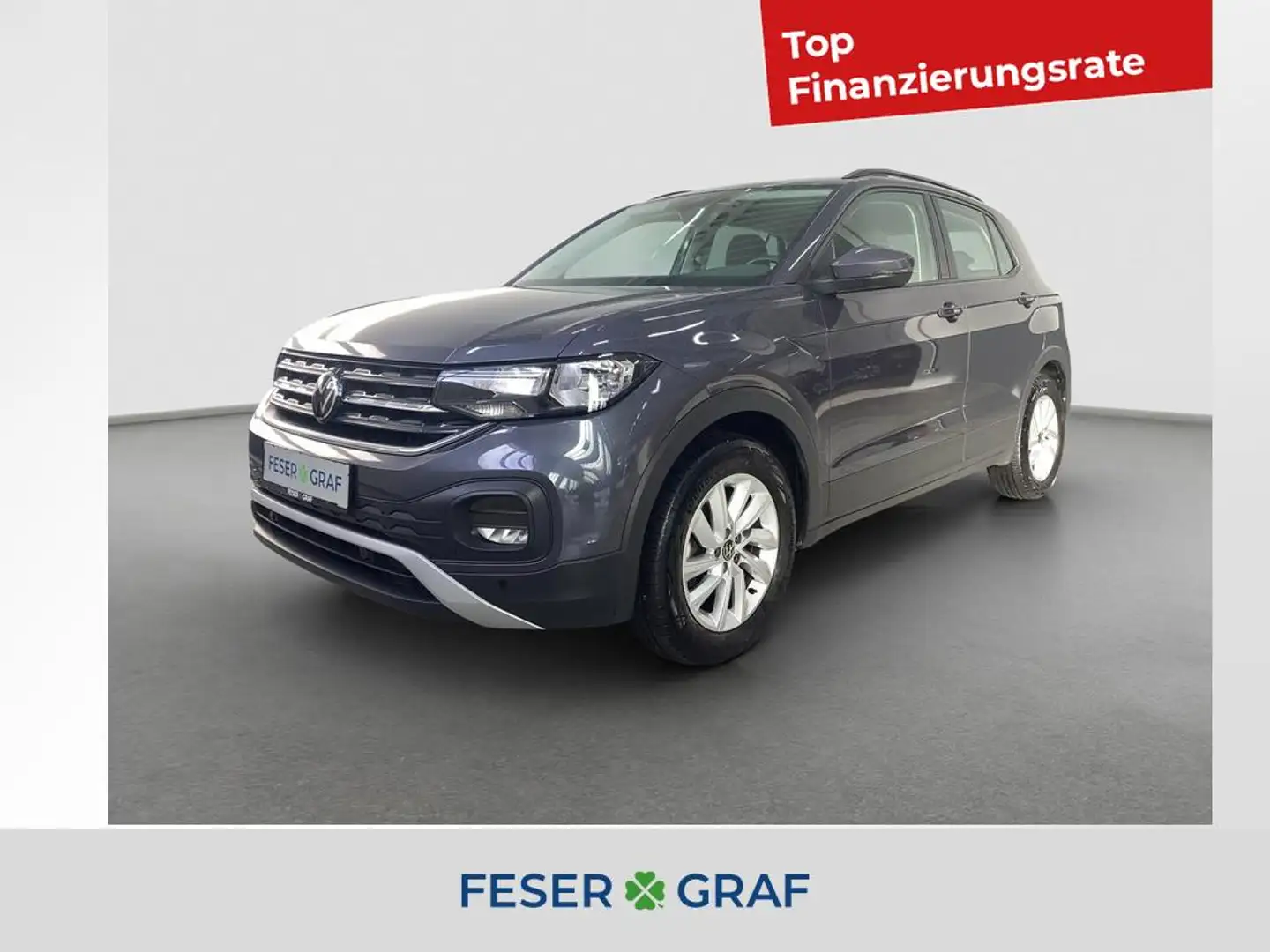 Volkswagen T-Cross LIFE 1.5 TSI 110kW DSG AHK DAB+ APP Connect Gris - 1