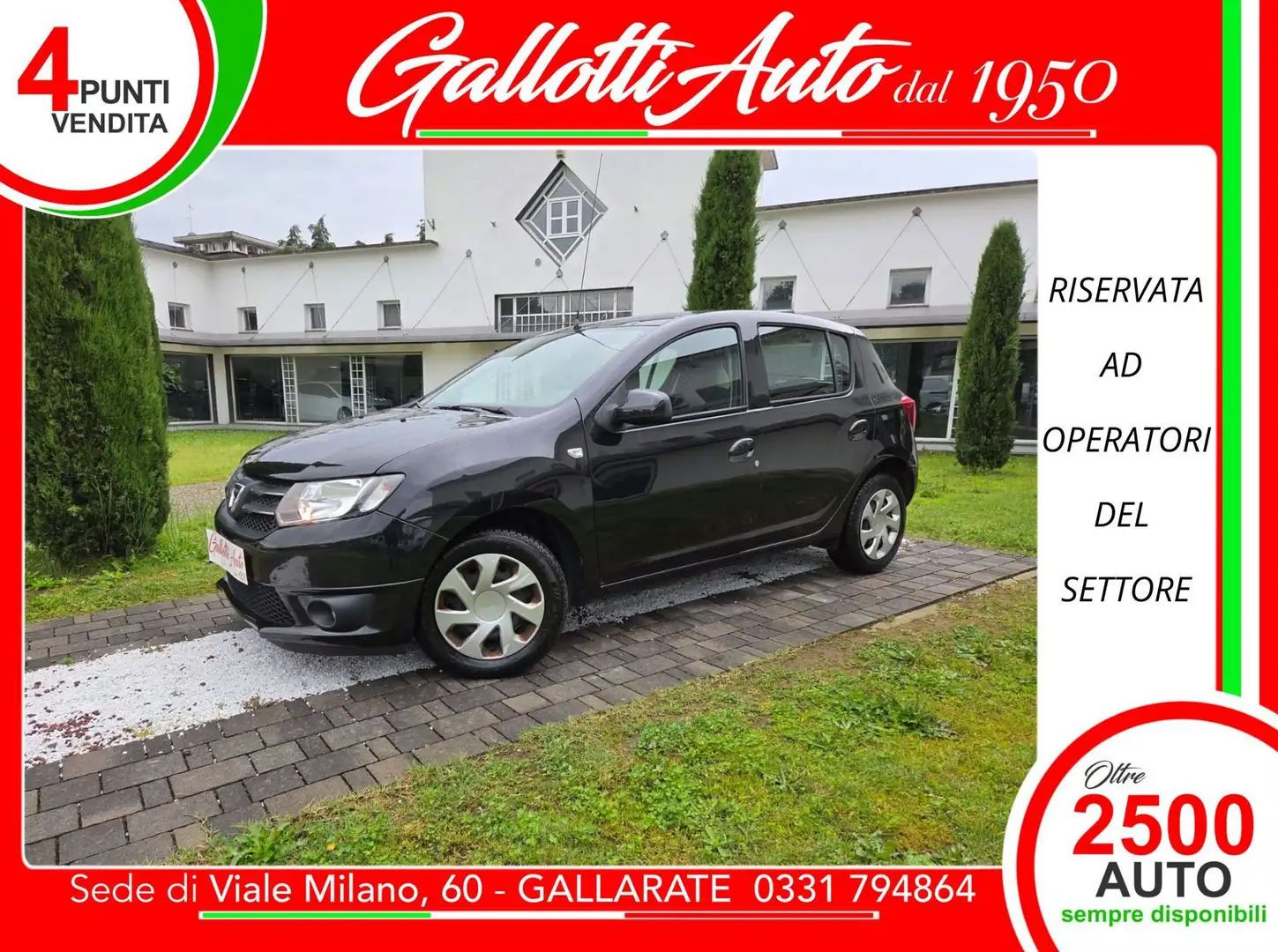 Dacia Sandero 1.2 16V GPL 75CV Negro - 1