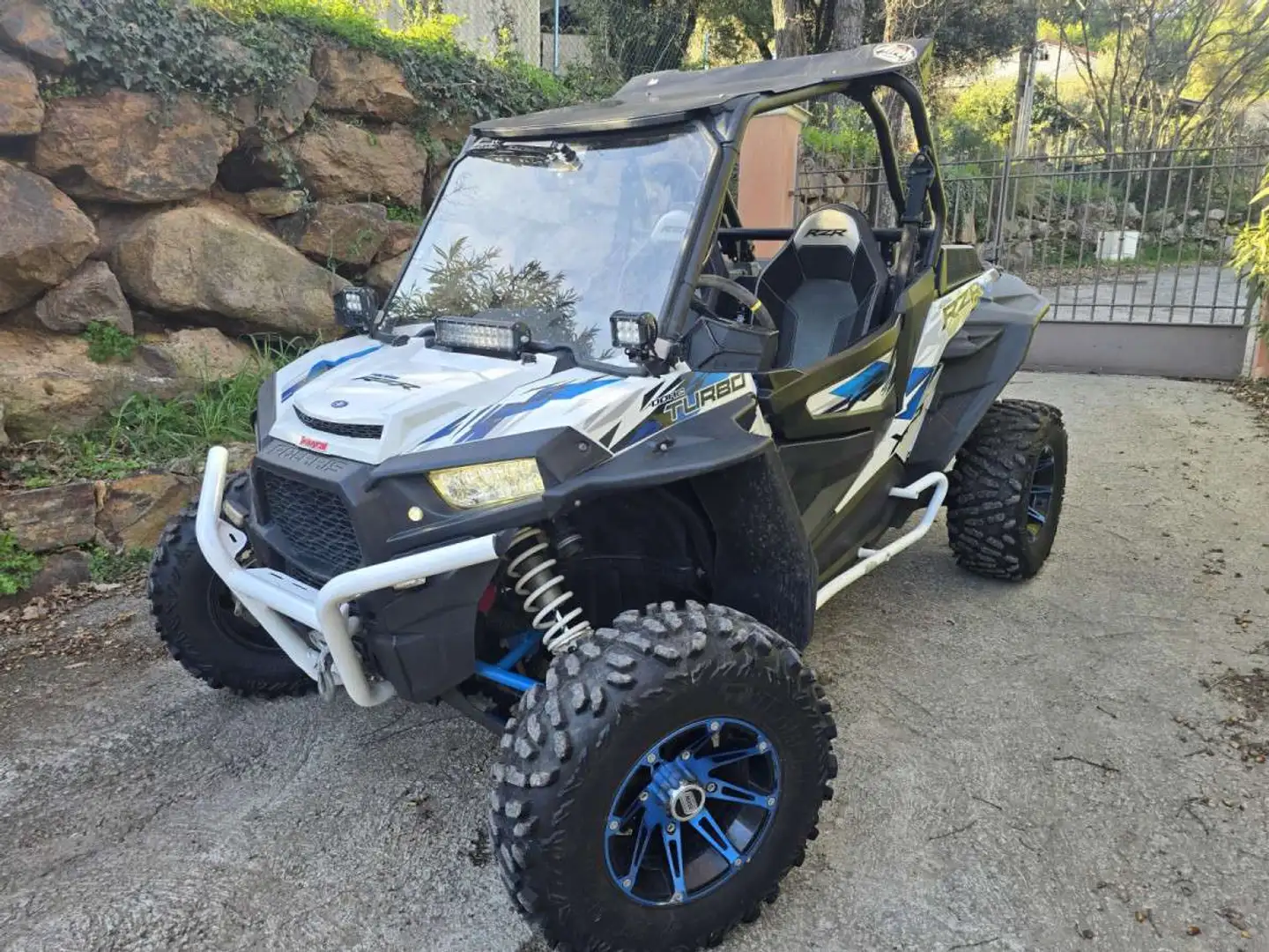 Polaris RZR 1000 TURBO RZR 1000 168CH Full options Blanc - 1
