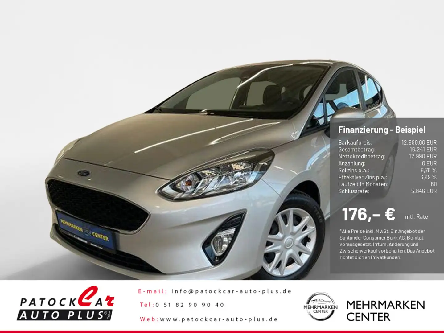 Ford Fiesta 1.1 Cool&Connect KURVENLICHT SYNC PDC Argento - 1