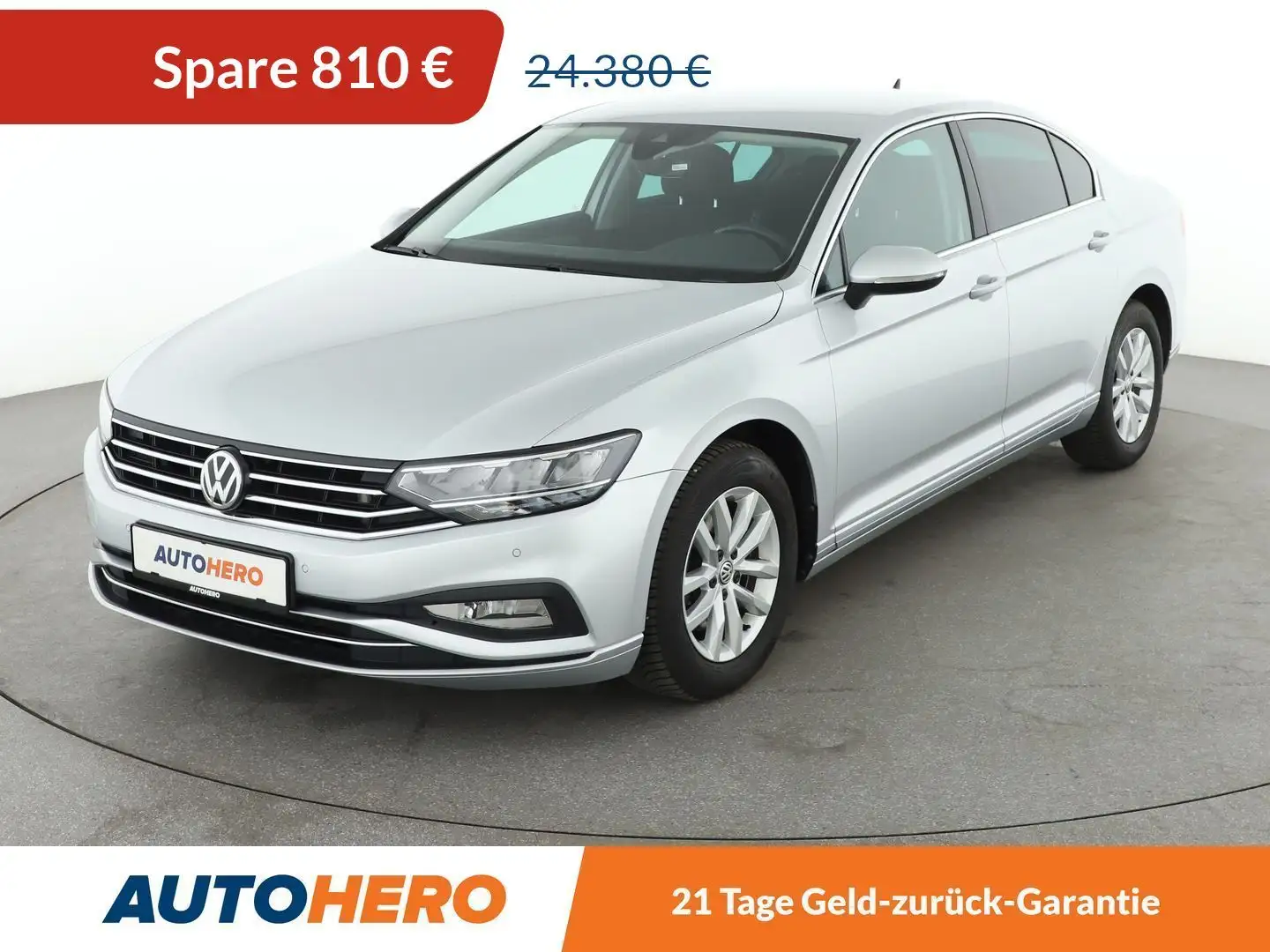 Volkswagen Passat 2.0 TDI Business Aut.*NAVI*PDC*SHZ* Stříbrná - 1