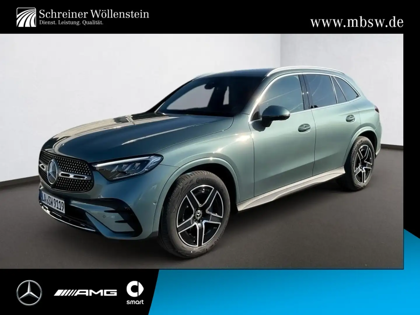 Mercedes-Benz GLC 220 d 4M AMG*AHK*Memory*Distronic*360°*MBUX* Zilver - 1