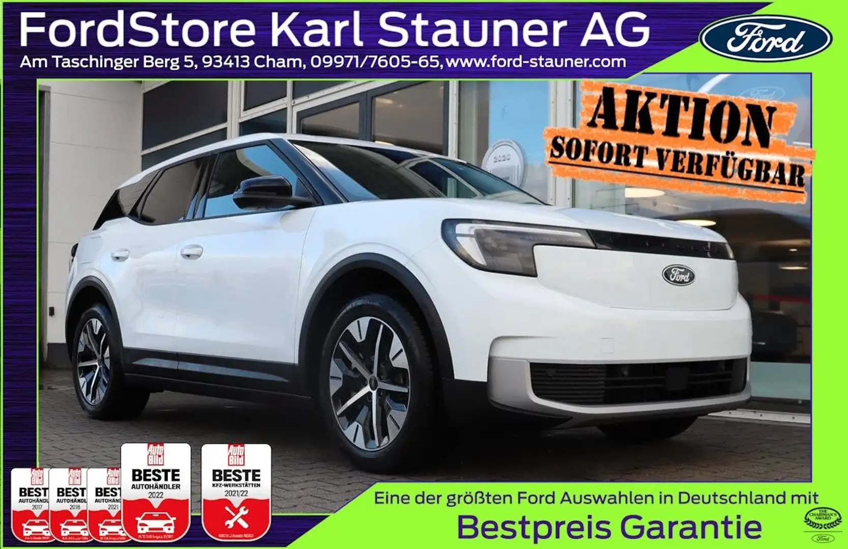 Ford Explorer 77 kWh RWD ERGO-Sitze 0% FIN* Weiß - 1