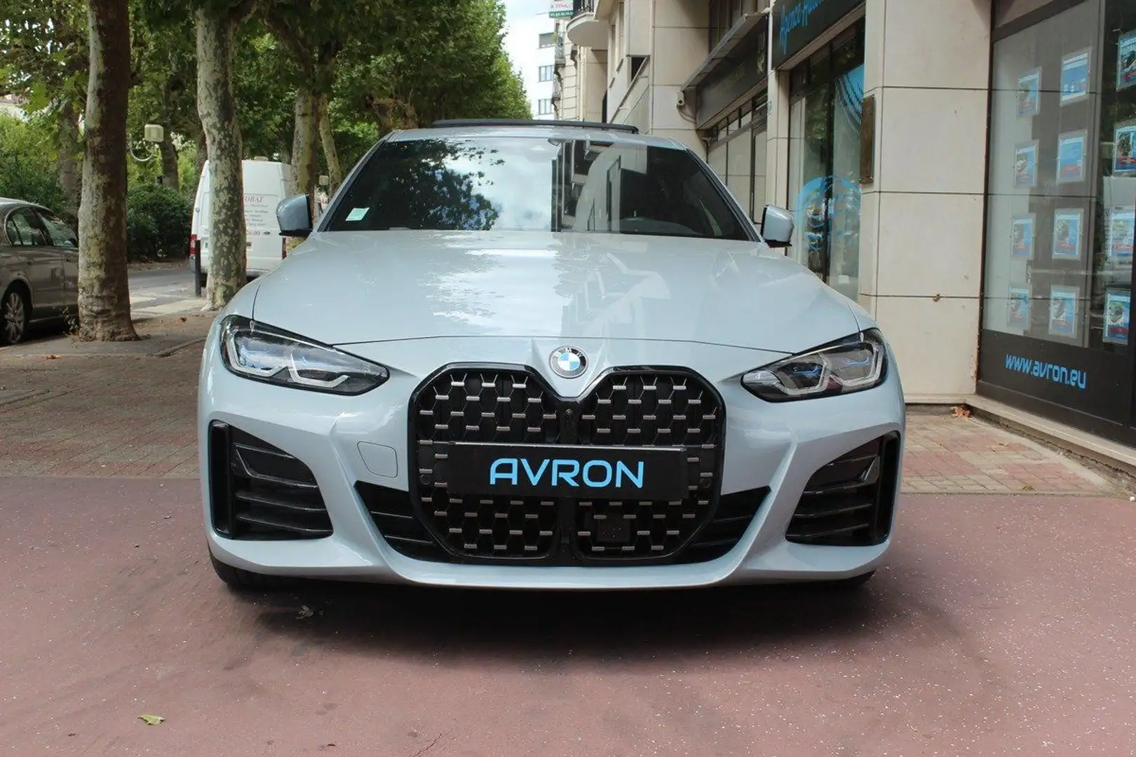 BMW 420 (G26) GRAN COUPE 420D XDRIVE 190 M SPORT 1er main Gris - 2