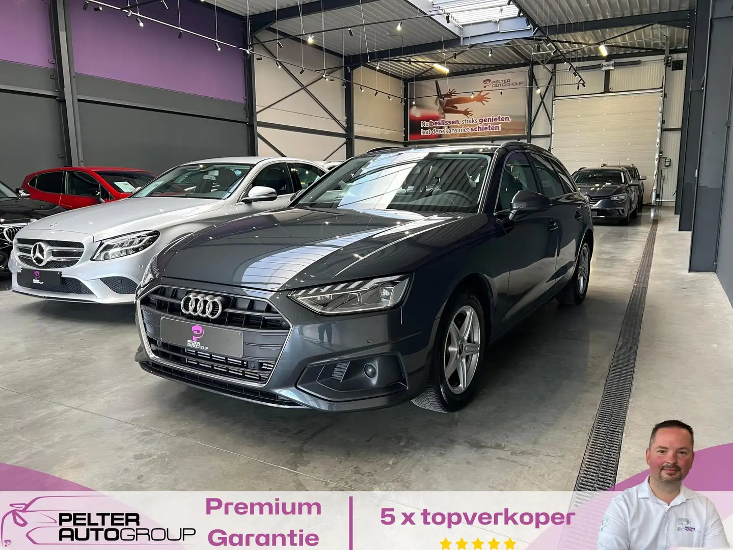 Audi A4 Avant 35 TFSi M-HEV S Tronic Leder Xenon GPS! Grigio - 1