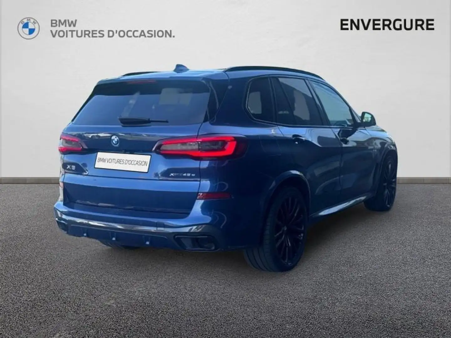 BMW X5 xDrive45e 394ch M Sport 17cv Bleu - 2