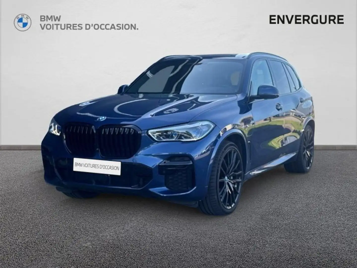 BMW X5 xDrive45e 394ch M Sport 17cv Bleu - 1