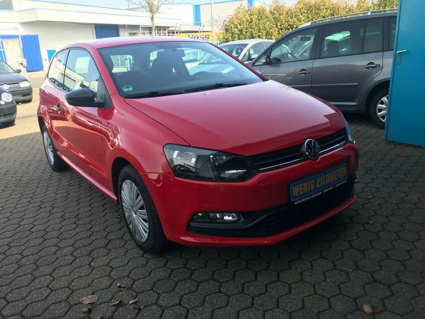 Volkswagen Polo V Trendline.Klima.Topzustand.1 Hand.Scheckh Rot - 2