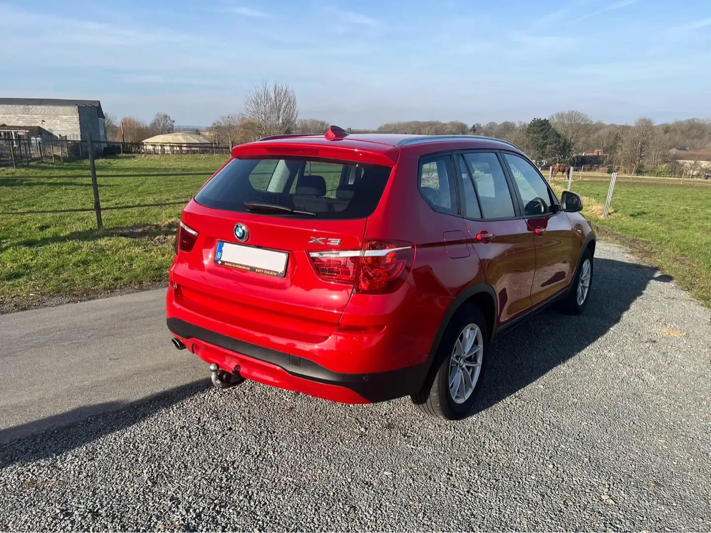 BMW X3 2.0 dA sDrive18 Rood - 2