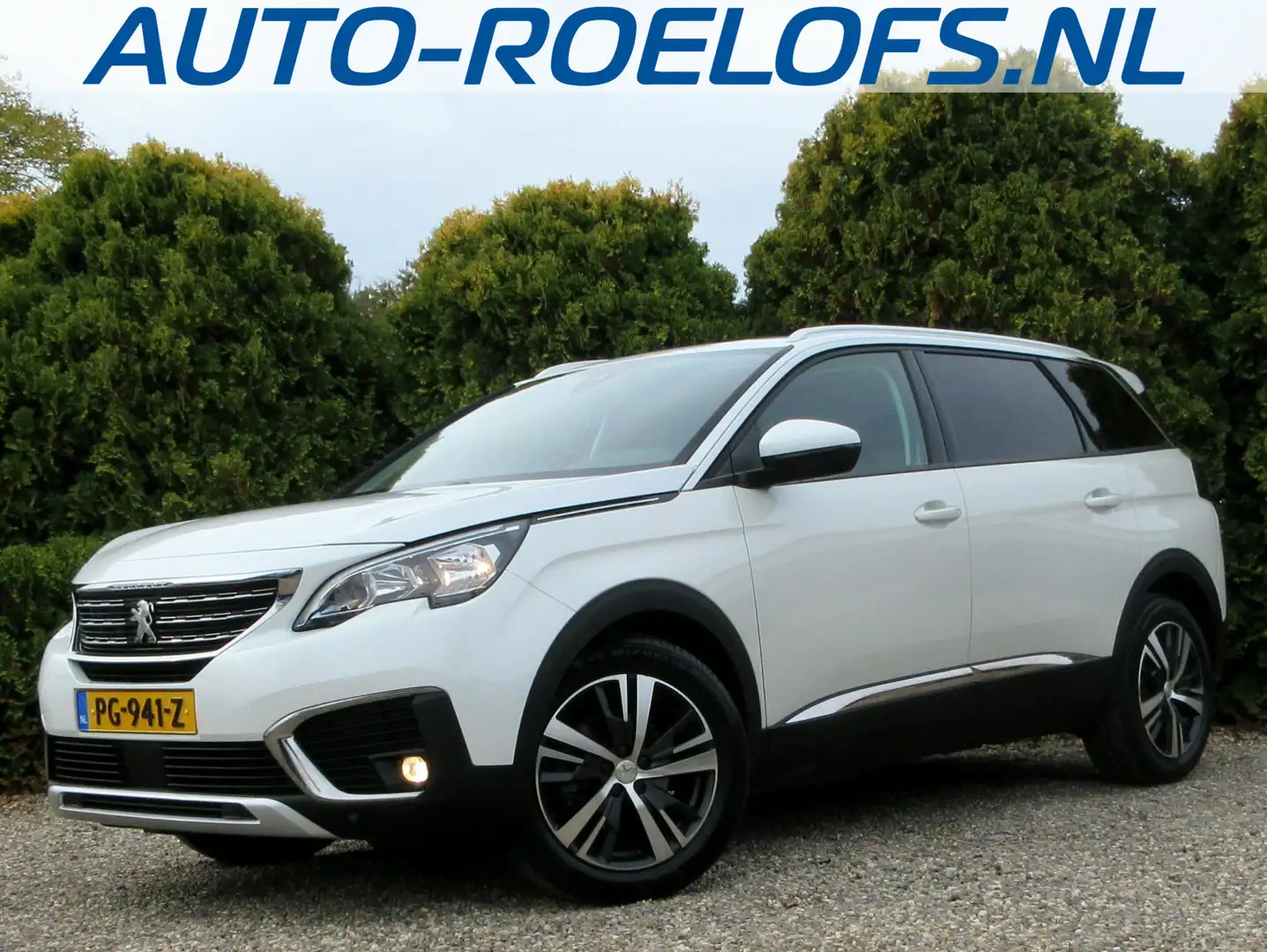 Peugeot 5008 1.6 e-THP Allure Automaat*7-pers*Pano.dak*Trekhaak Wit - 1
