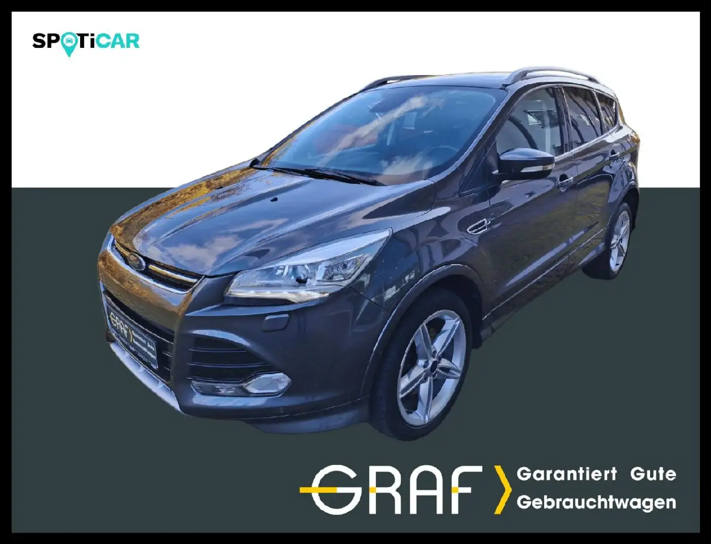 Ford Kuga Kuga 2.0 TDCI Individual 4x4*NAVI*FSHZ*Keyless* Grau - 1