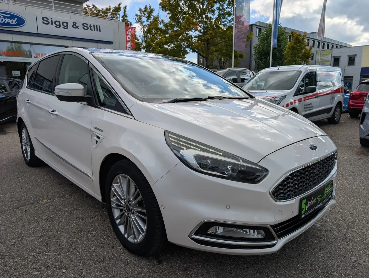 Ford S-Max 2.0 TDCi Bi-Turbo Vignale PANO*LED*EL-KLAPPE Blanc - 2