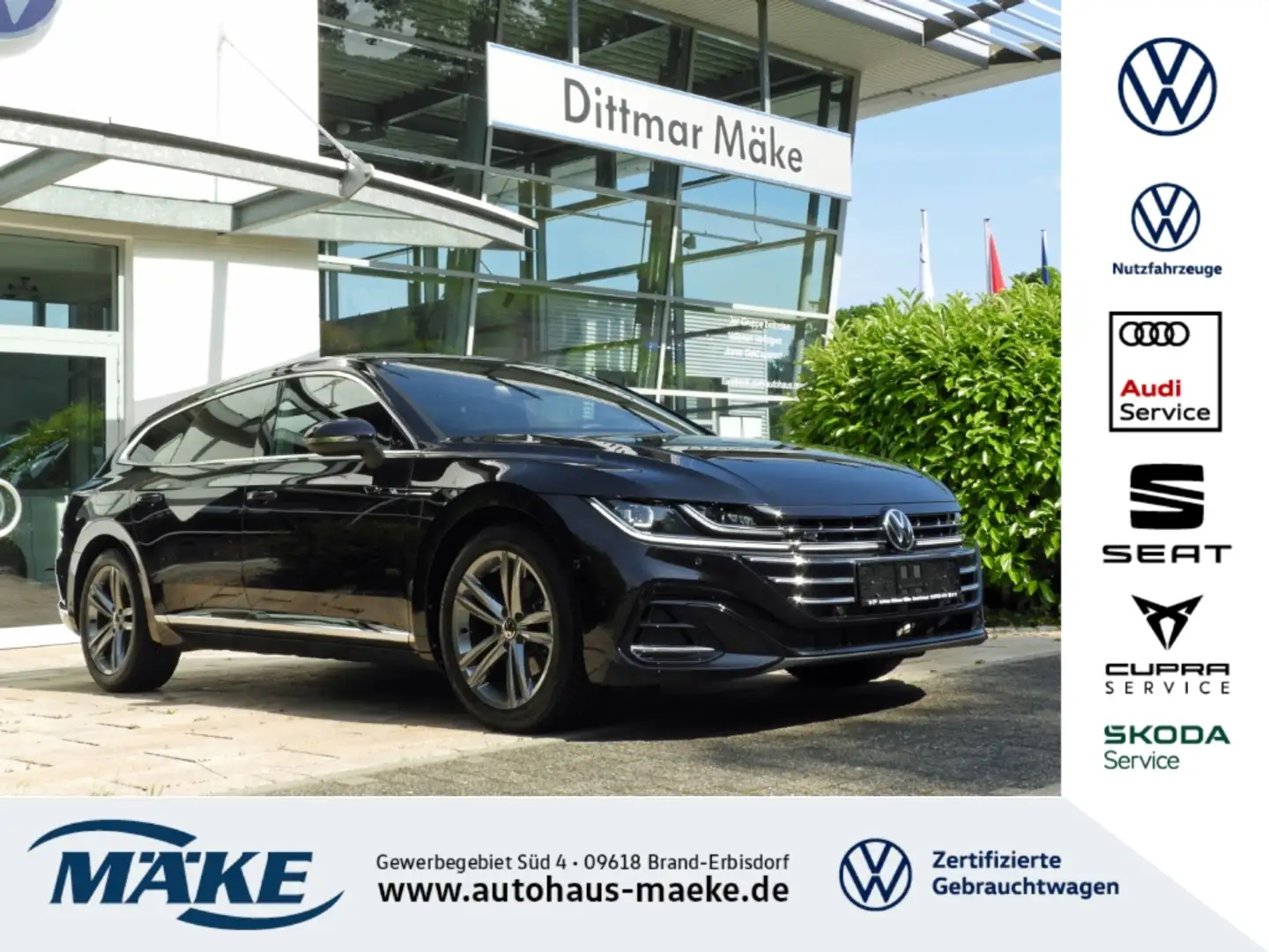 Volkswagen Arteon SB R-Line 2.0 TSI DSG IQ.L RFK NAV PRO Noir - 1