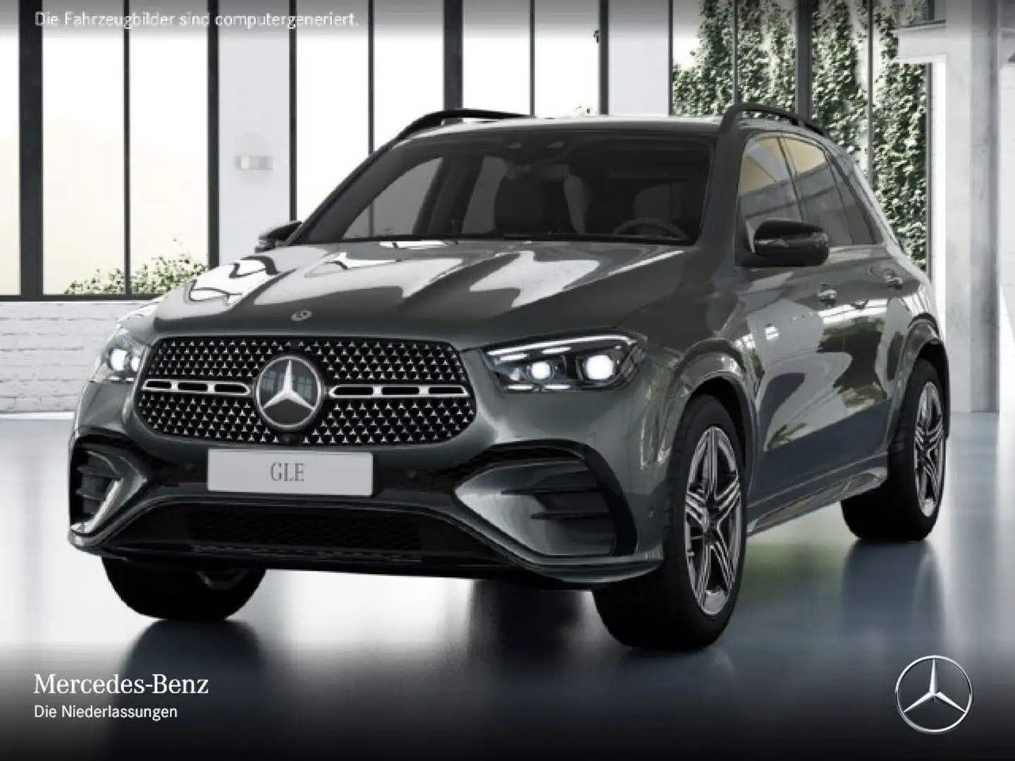 Mercedes-Benz GLE 450 d 4M AMG+NIGHT+PANO+360+AHK+MULTIBEAM+HUD Grau - 2