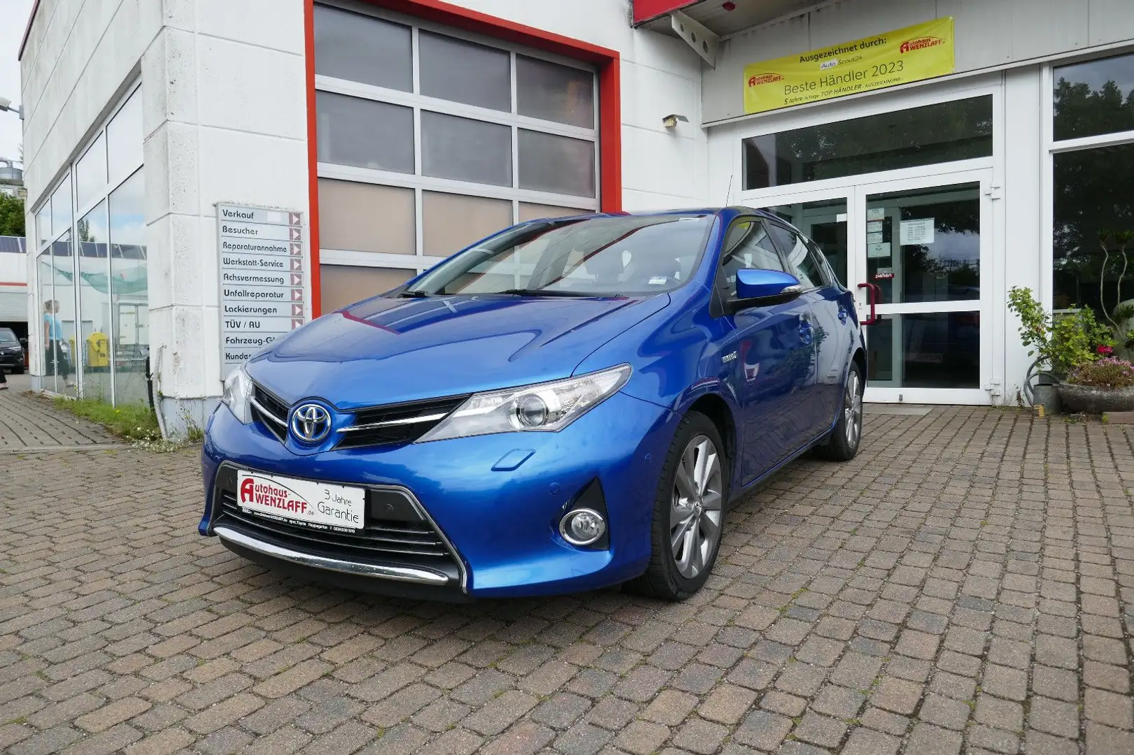 Toyota Auris Hybrid Executive Xenon Leder 3J Garantie Blau - 1
