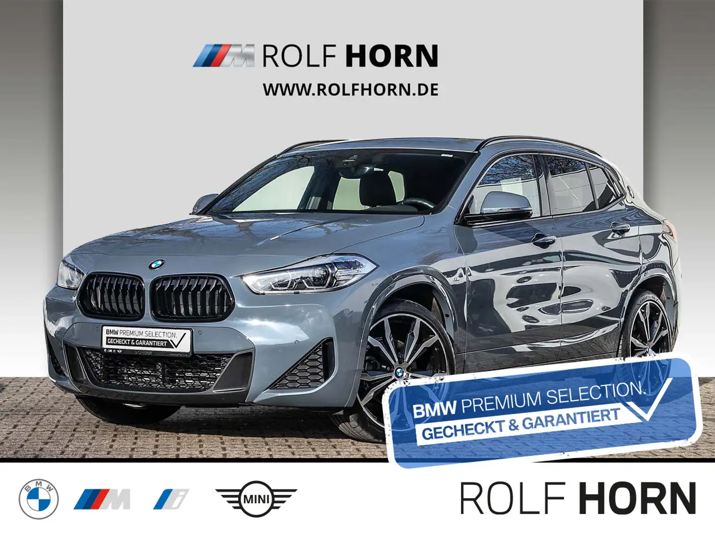 BMW X2 sDrive18d M Sportpaket 20" AHK RKam HiFi Navi Grau - 1