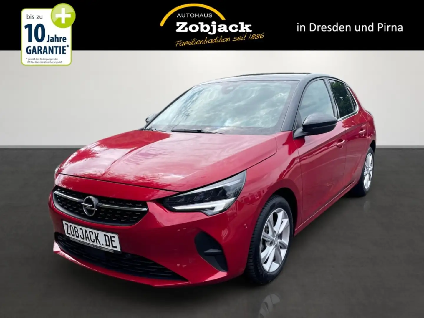 Opel Corsa F Elegance Navi, Klima, Parkpilot, Kamera Rood - 1